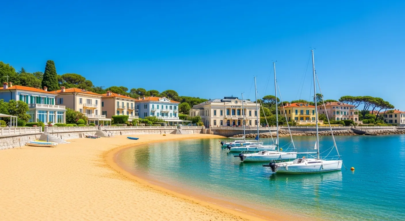 Paseo marítimo de Arcachon y villas de la Belle Époque