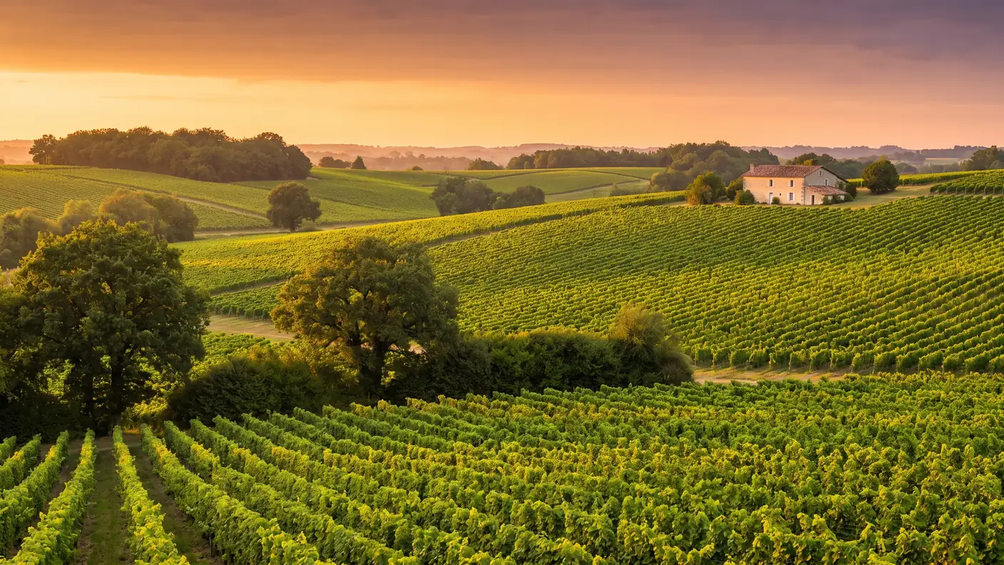 VTC Bordeaux toward Baigneaux — Sauternes & EDM