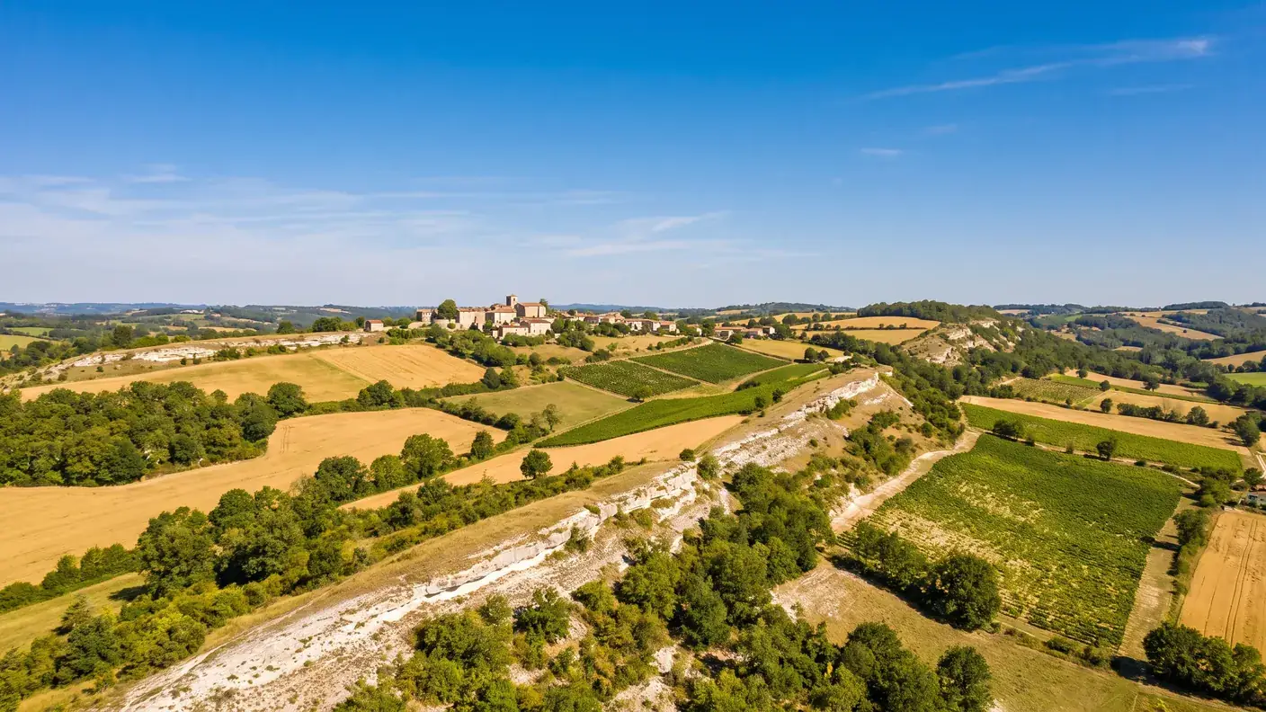 VTC Bordeaux toward Saint-Beauzeil — Quercy Blanc