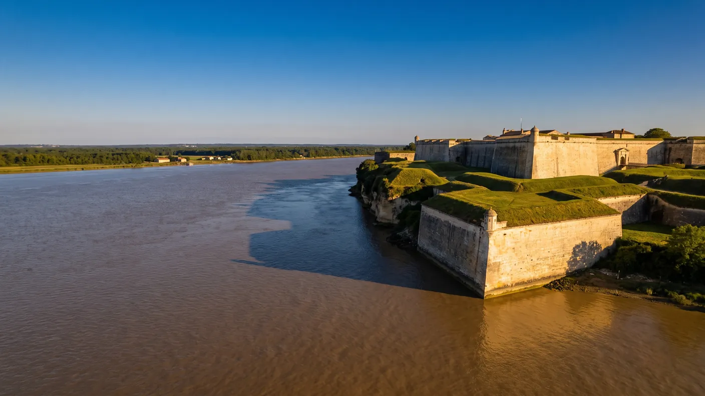 La ciudadela de Vauban de Blaye, que domina el estuario de la Gironda, una parada a 25 min de Virsac