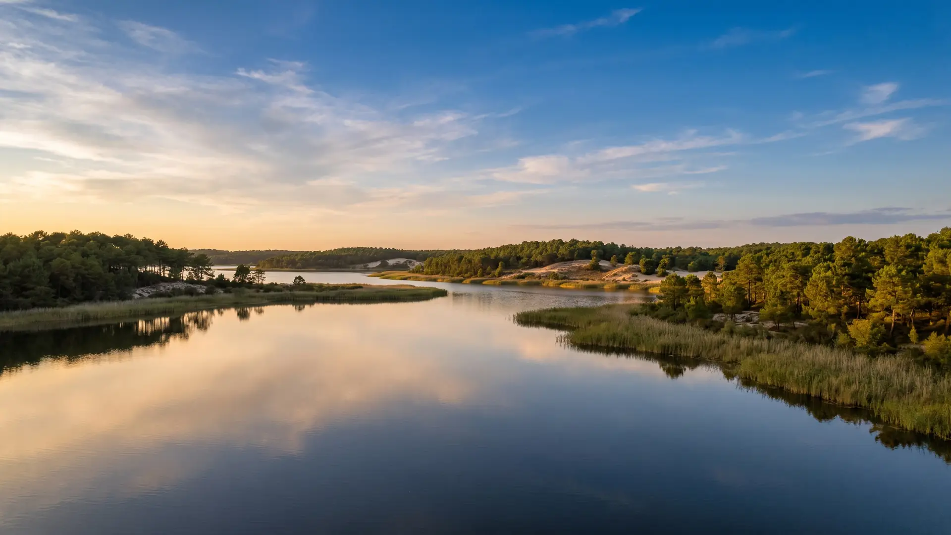 The Great Lakes of Le Born in Navarrosse, 15 minutes from Sanguinet