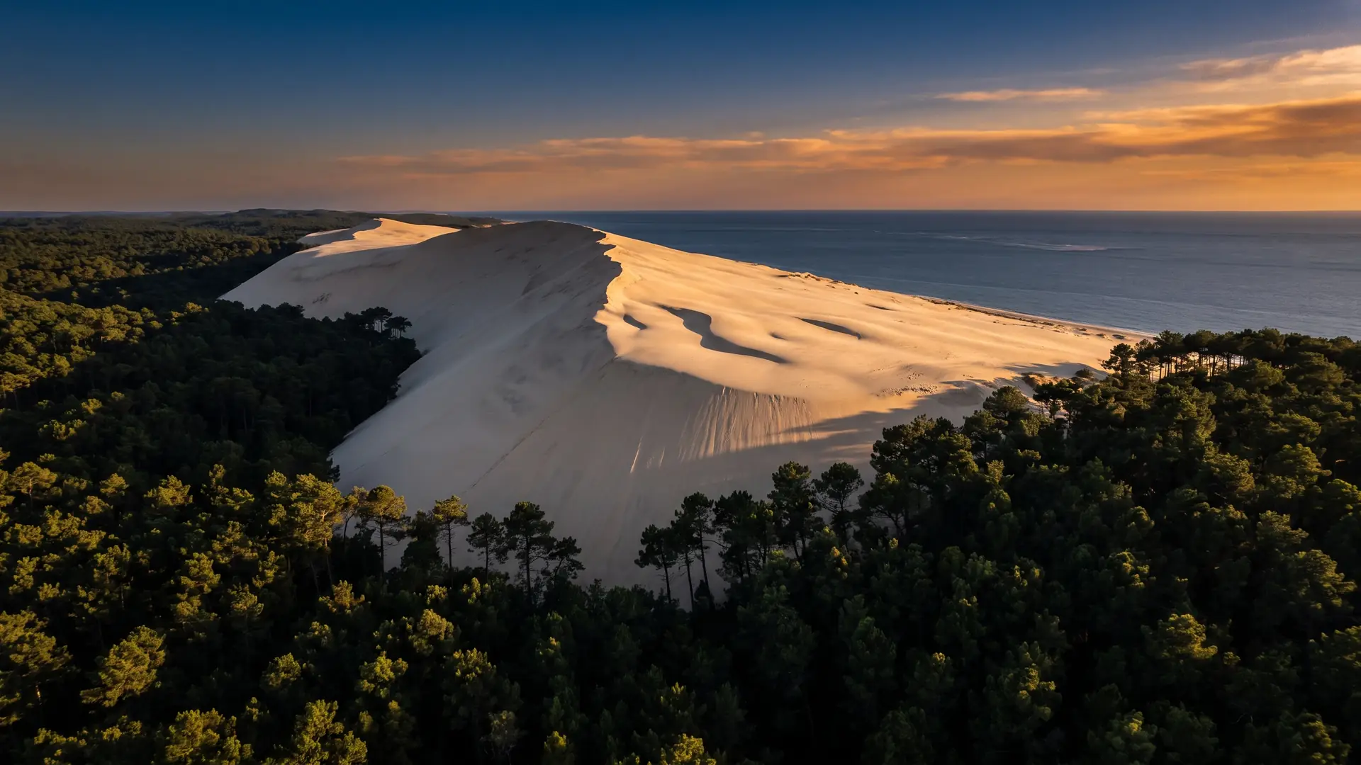 La costa de las Landas hacia la Duna de Pilat — excursión desde el camping Domaine de la Rive