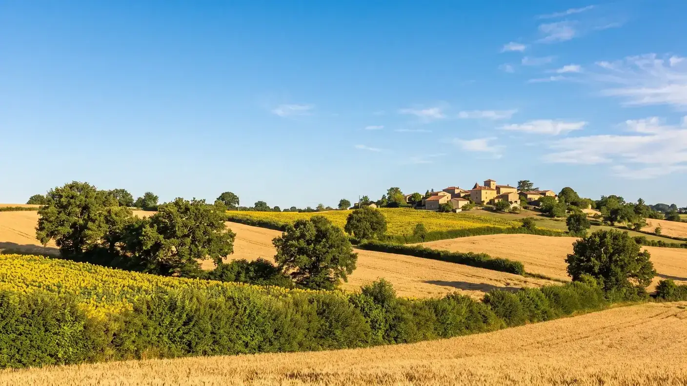 Campiña entre Périgord y Angoumois en La Chapelle-Grésignac