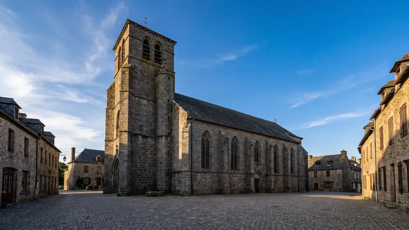 Iglesia fortificada de San Saturnino de Coussac-Bonneval