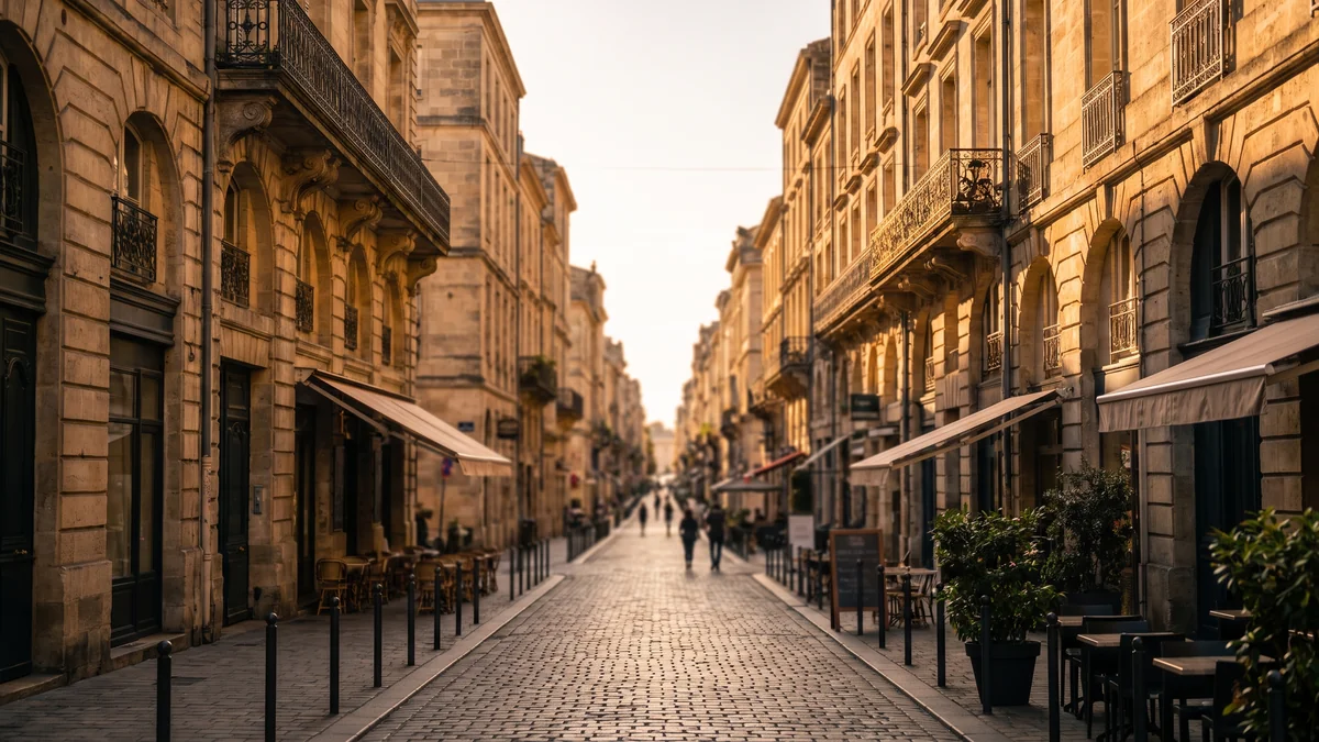 Taxi and chauffeur-driven transport operating near Sainte-Catherine Street in Bordeaux