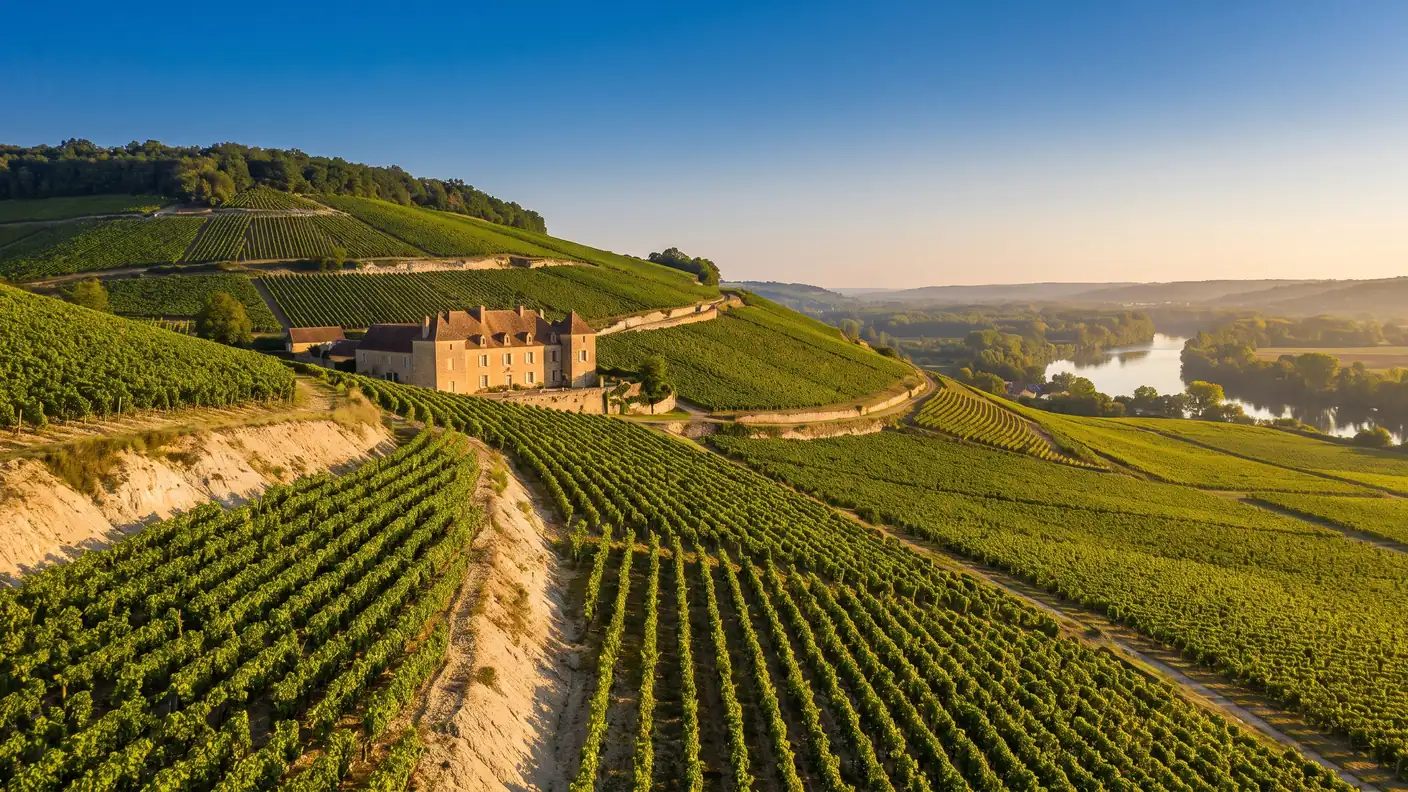 Viñedos en las laderas de Fronsac y Canon-Fronsac