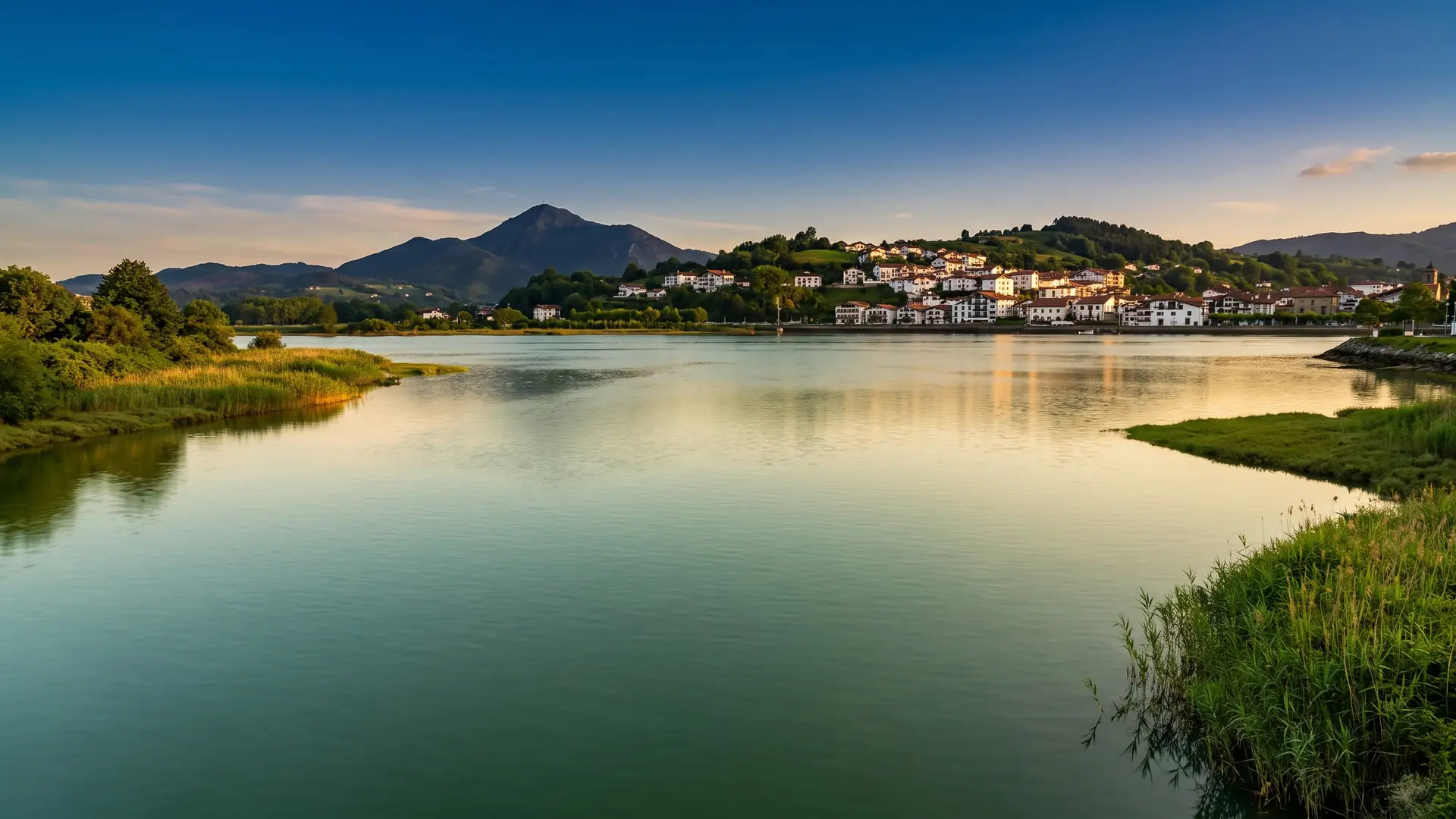 Bahía de Txingudi, entre Hendaye y Hondarribia