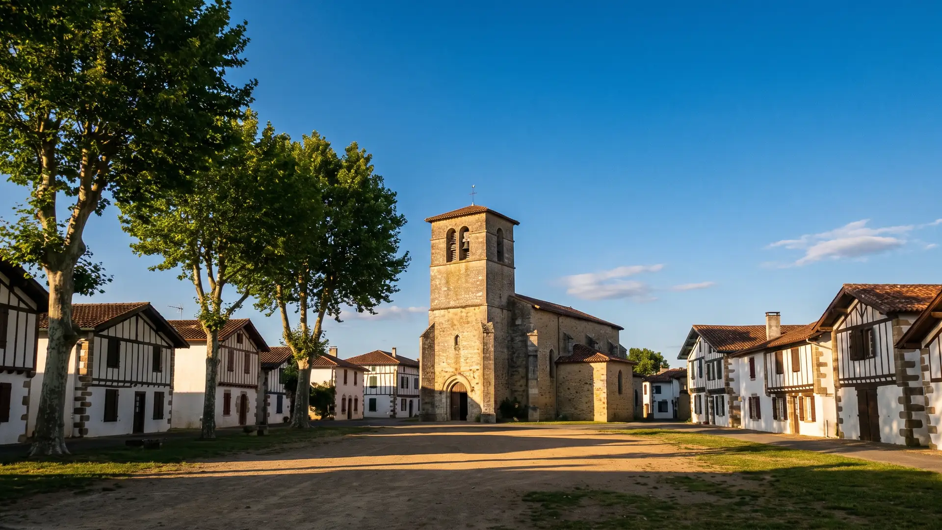 El pueblo de Lit-et-Mixe, en la costa de las Landas, etapa desde Castets