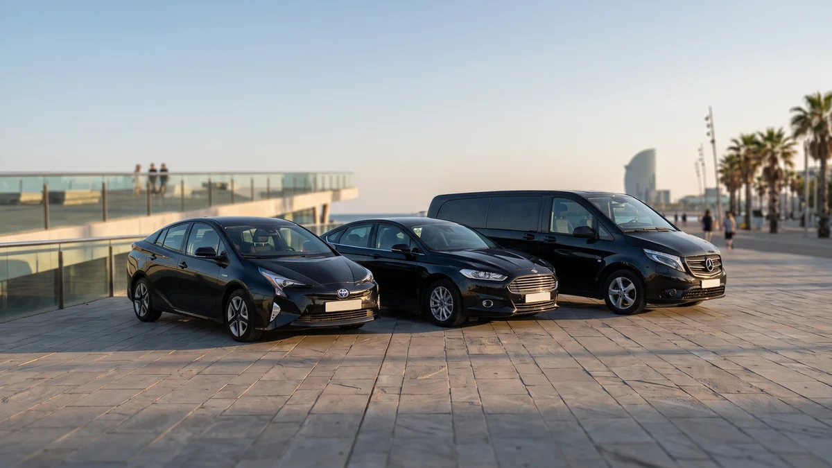 Flota de vehículos con chófer en Burdeos, desde el compacto híbrido hasta la berlina Mercedes