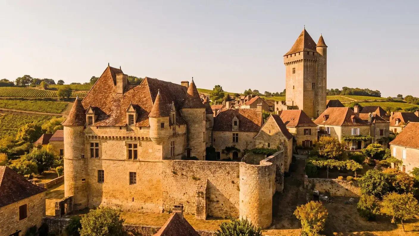 Castillo Monestier: La Torre que domina los viñedos de Bergerac