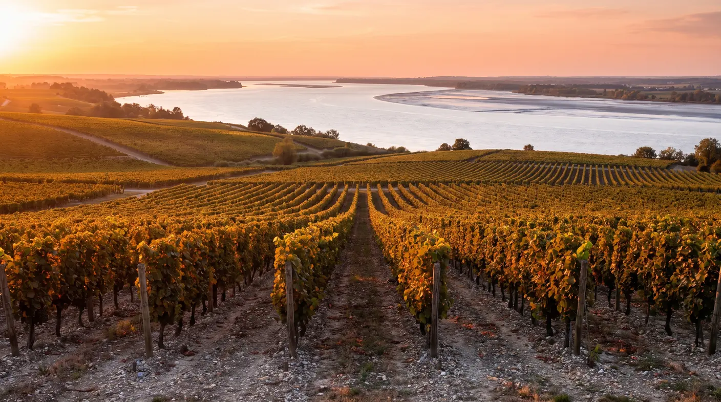 VTC Bordeaux toward Pauillac — Médoc