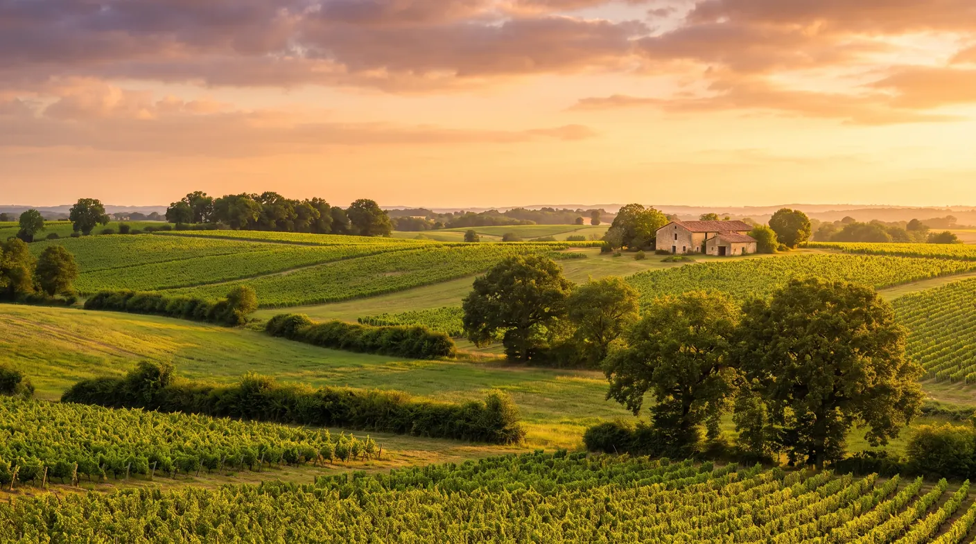 VTC Bordeaux toward Pompignac — Sauternes & EDM