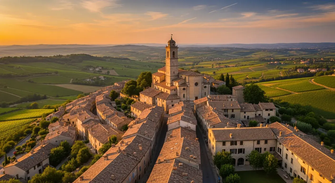 Le village de Saint-Émilion, étape depuis La Sauve-Majeure