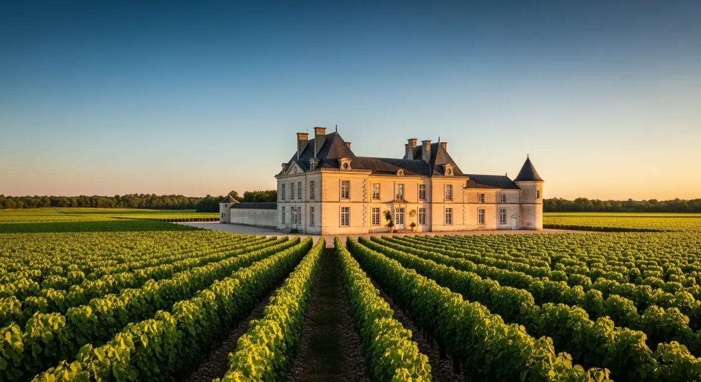 Bodegas y viñedos del Libournais en los alrededores de Saint-Émilion
