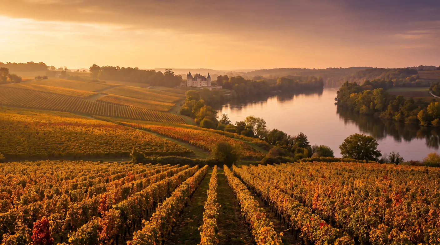VTC Bordeaux toward Saint-Germain-de-la-Rivière — Libournais region