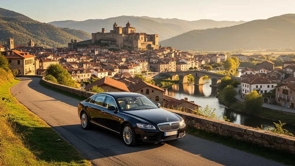 VTC Bordeaux toward Saint-Jean-Pied-de-Port — Basque Country