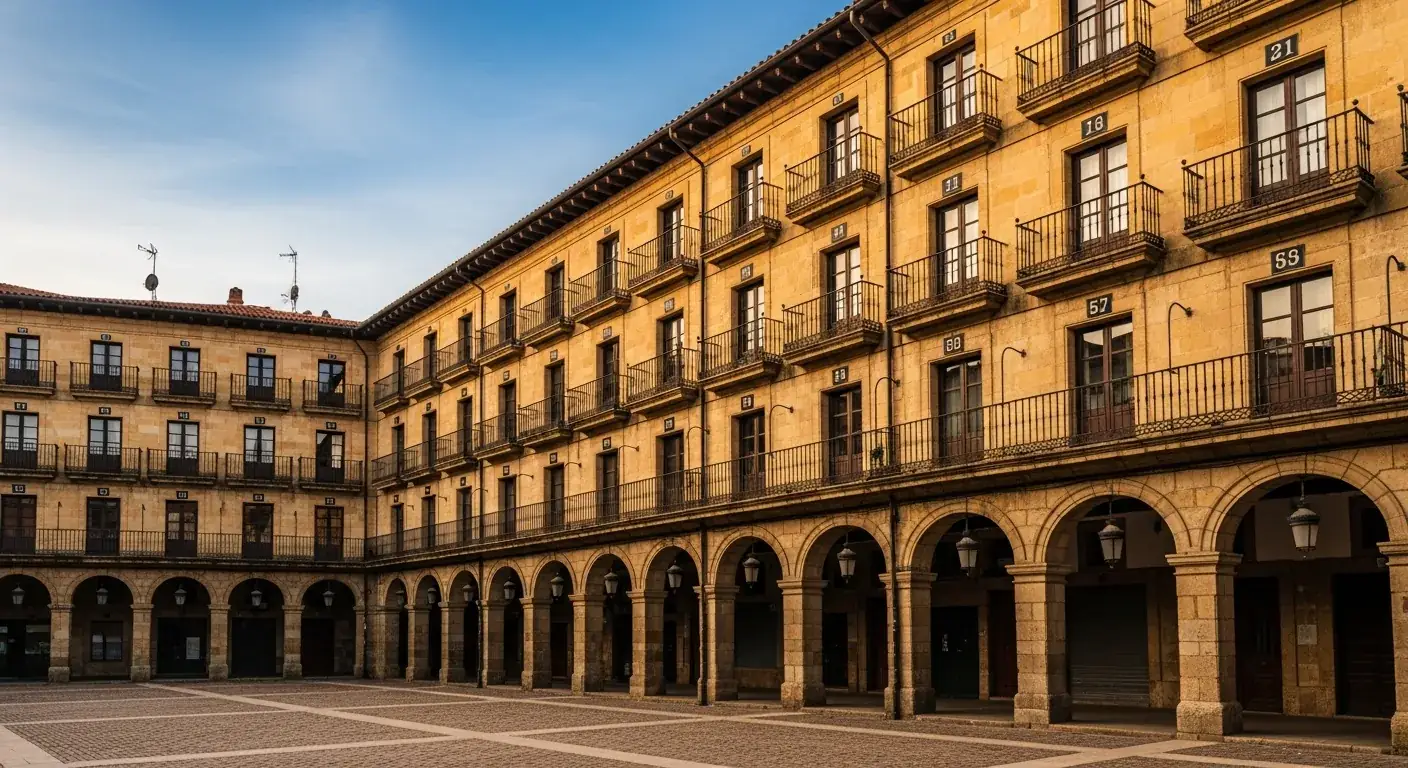 La Plaza de la Constitución de San Sebastián (Donostia), una parada transfronteriza a 40 minutos de Anglet