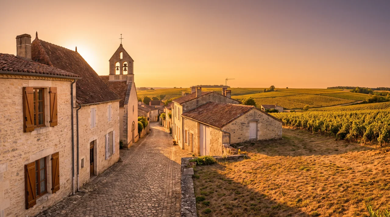 El pueblo de piedra de Sauternes, en el corazón de los viñedos del sur de Gironda