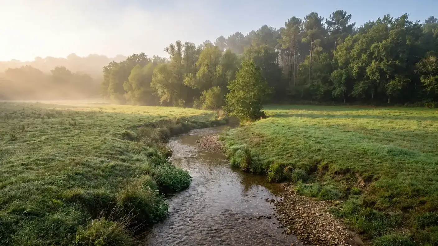 Valle de la Rizonne, cerca de Saint-Privat-des-Prés