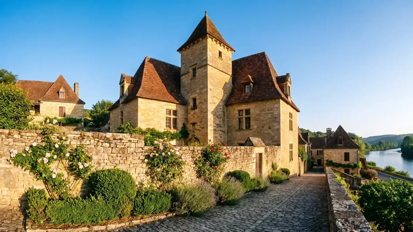 Casa fortificada conocida como «Priorato de Saint-Privat-des-Prés»