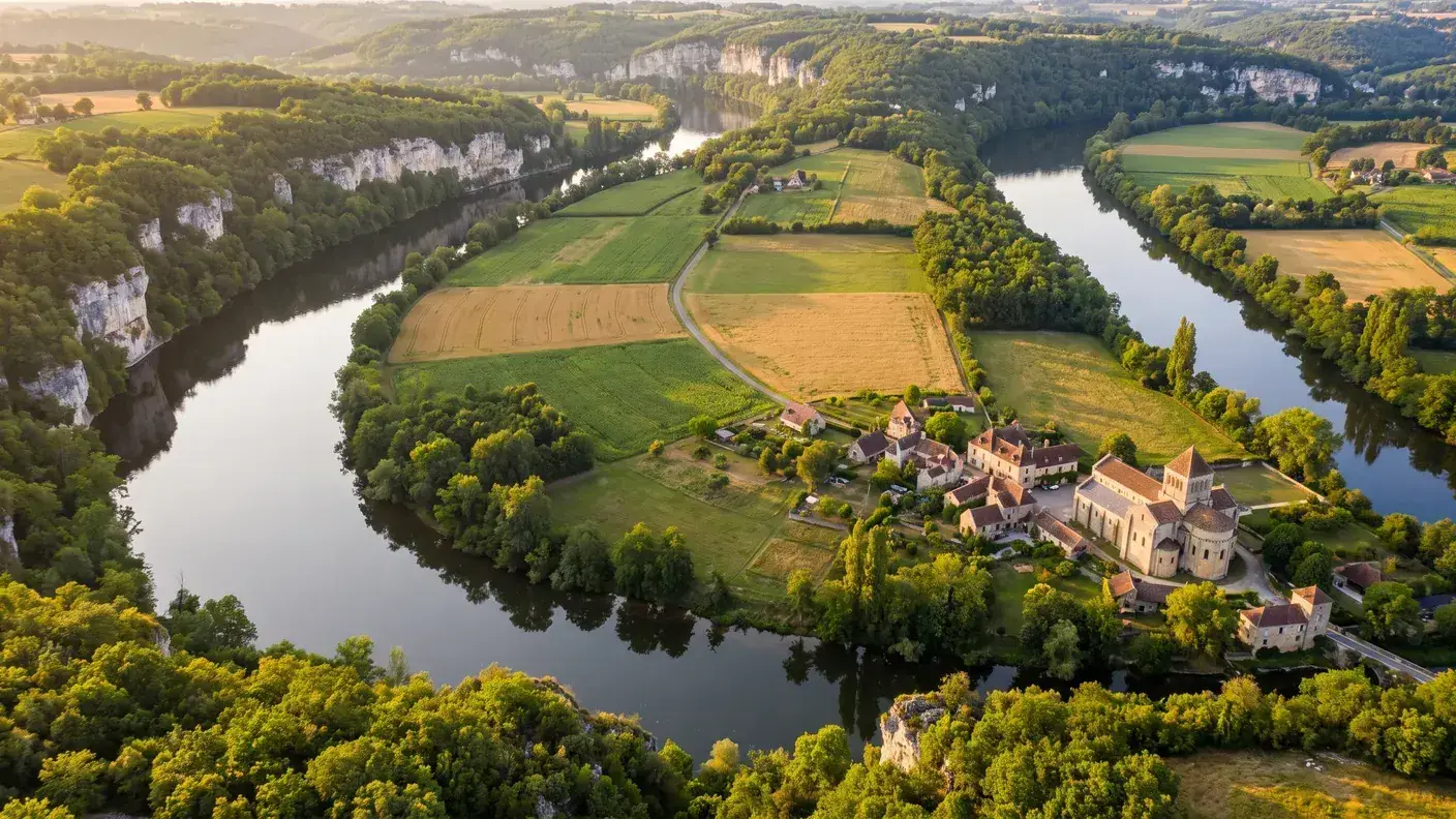 VTC Bordeaux toward Trémolat — Dordogne Valley