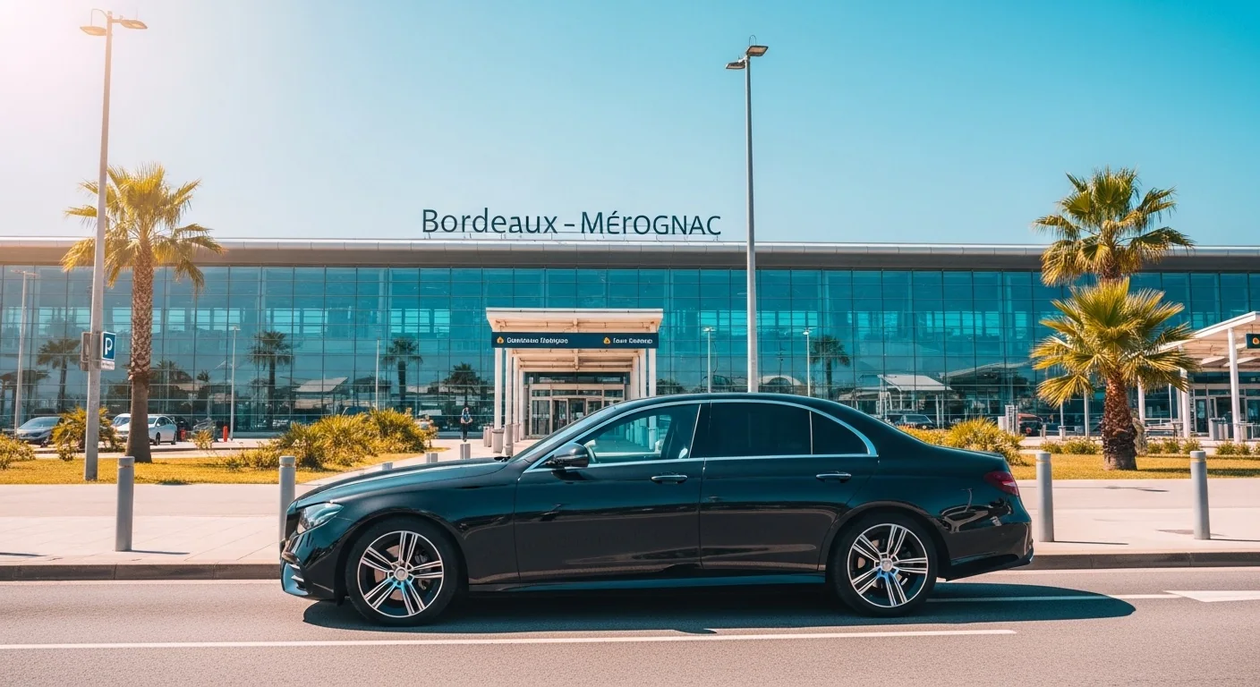 Traslado desde el aeropuerto de Burdeos-Mérignac (BOD) con servicio de chófer ejecutivo